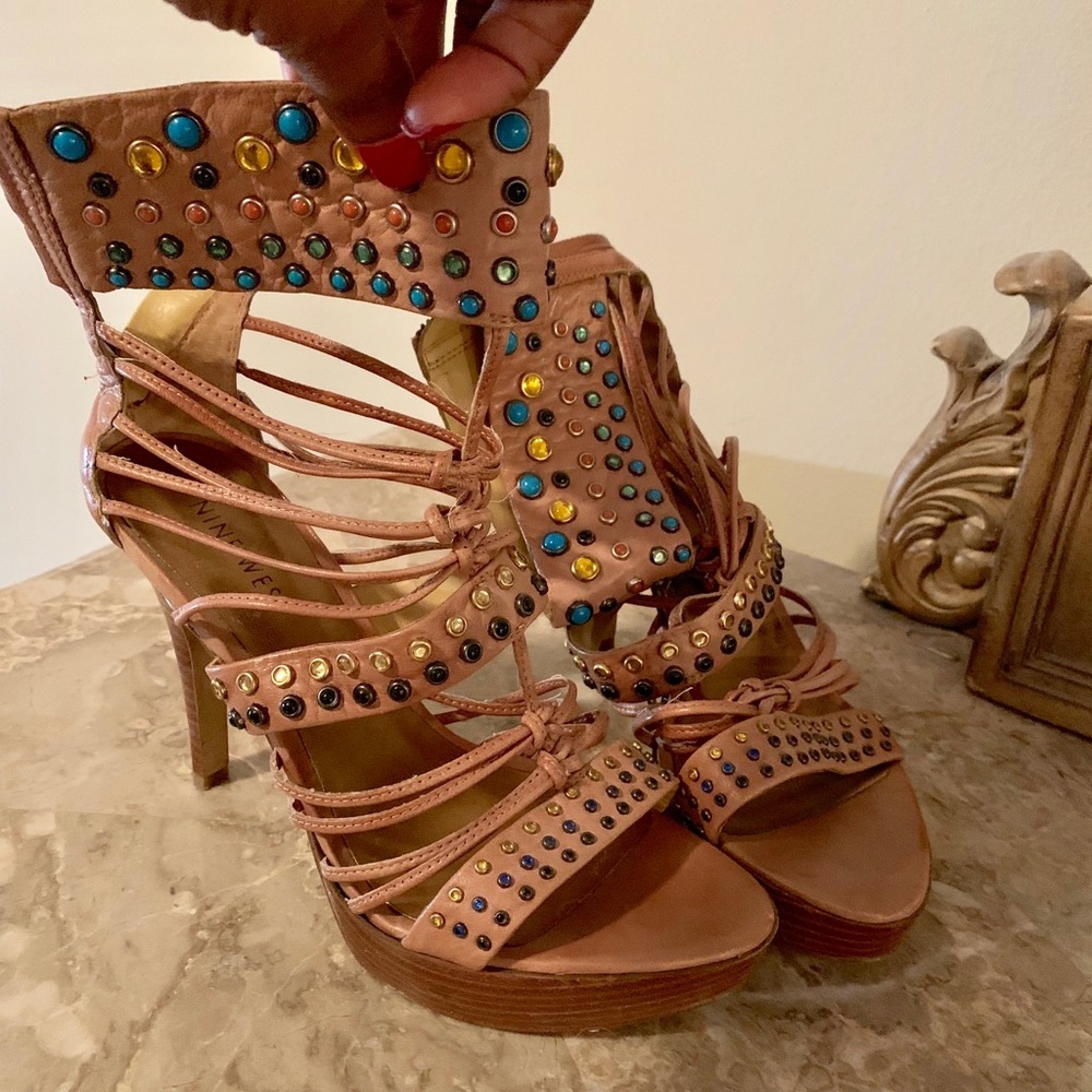 Nine West Embellished Heels